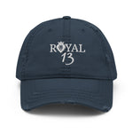 Distressed Royal 13 Dad Hat