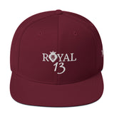 Royal 13 Snapback (White)
